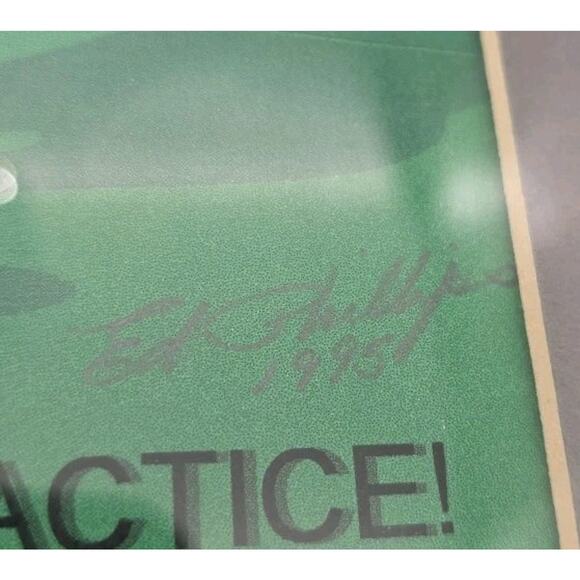 Signed Ed Phillips Golf Print Framed - Picture 4 of 4